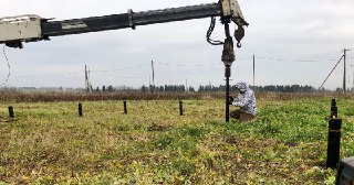 Установка винтовых свай Губкин цена от 3148 руб.
