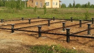 Установка и монтаж - винтовые сваи в Губкине для свайного фундамента дома. Цена от 2099 руб - видео закручивание